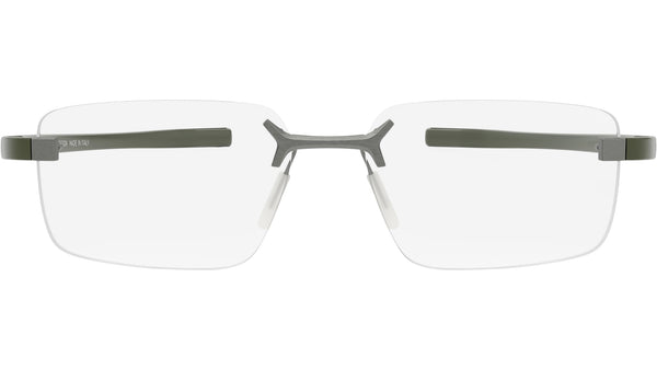 Flex Silver Rectangular Eyeglasses