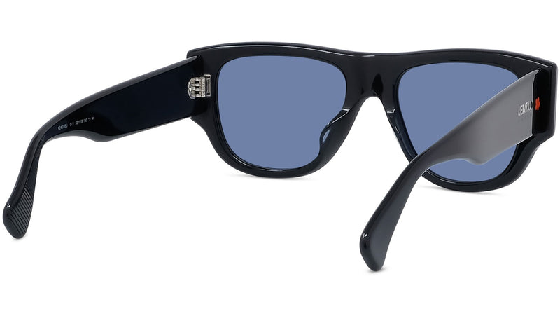 1970 Black Geometric Sunglasses