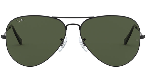 Aviator Large Metal II RB3026 L2821 Black Green