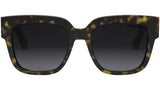 Diorésille 1I Shiny Black Squared Sunglasses