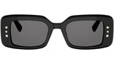 DiorLuckyCharms S1I Black Rectangular Sunglasses