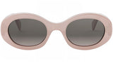 Triomphe Pink Oval Sunglasses