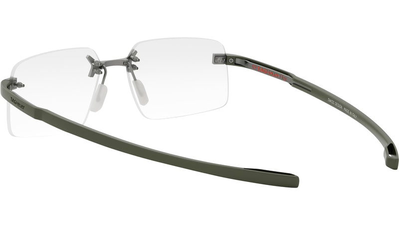 Flex Silver Geometric Eyeglasses