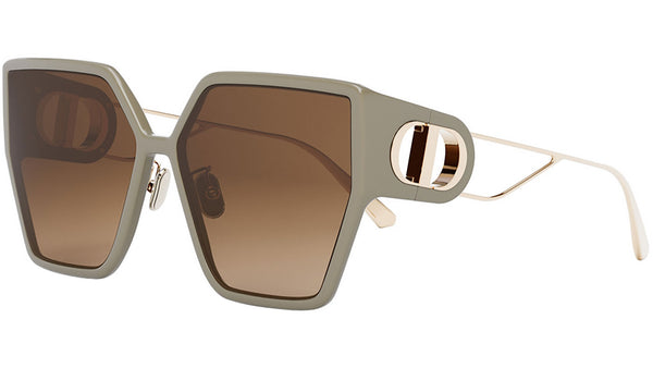 30Montaigne BU Green Geometric Sunglasses