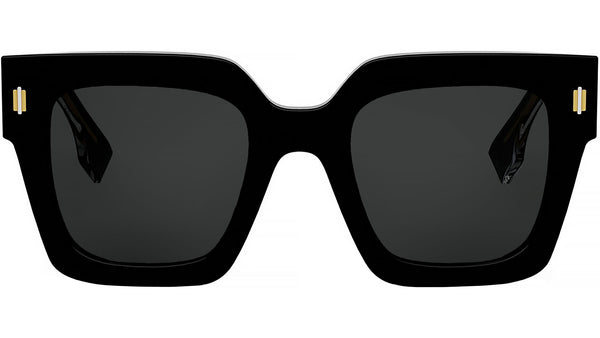 Fendi Roma Black Square Sunglasses