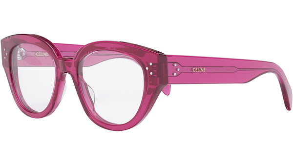 CELINE 3 Dots Cherry Round Eyeglasses