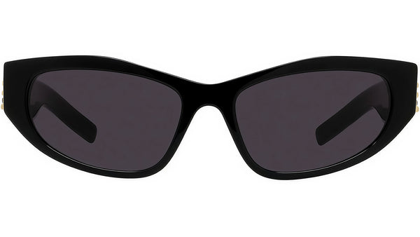 Plumetis Black Geometric Sunglasses