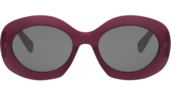 Triomphe Red Round Sunglasses