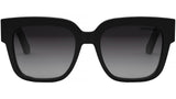 DioréSille S1I Shiny Black Butterfly Sunglasses