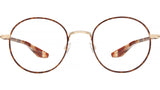 Caster Gold Round Eyeglasses