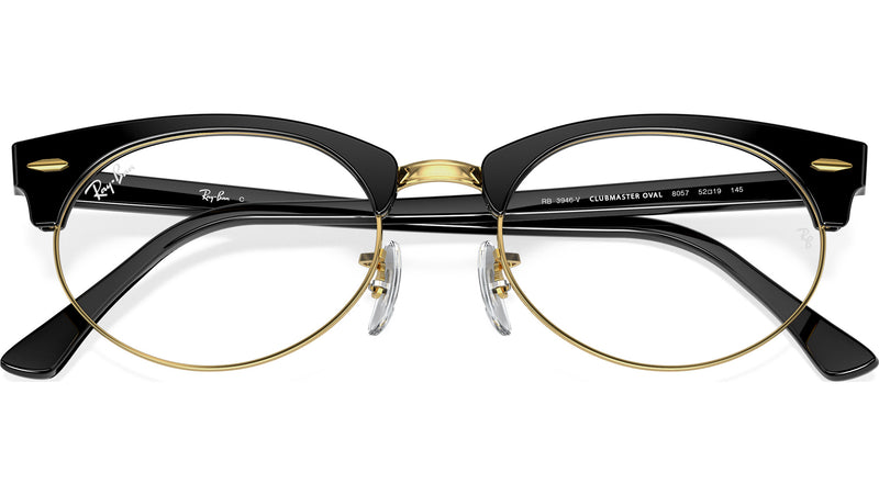 Clubmaster Oval Optics RB3946V 8057