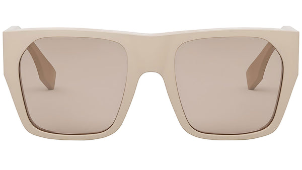 Baguette Brown Square Sunglasses
