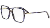Mini CD O S2I Havana Purple Geometric Eyeglasses