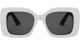 VeryDior S1I White Geometric Sunglasses