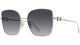 Baguette Grey Square Sunglasses
