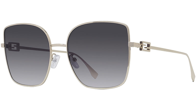 Baguette Grey Square Sunglasses