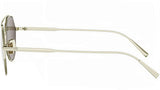 DiorBlackSuit R6U Gold Geometric Sunglasses