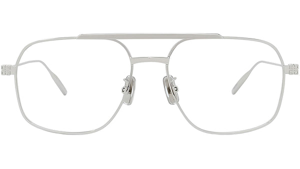 GV Speed Silver Rectangular Eyeglasses