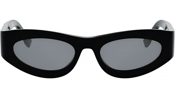 FF Diamonds Black Oval Sunglasses