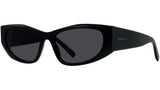 GV Day Black Geometric Sunglasses
