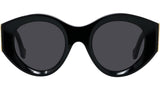 Anagram Black Round Sunglasses