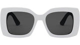VeryDior S1I White Geometric Sunglasses