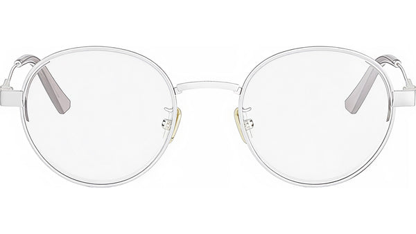 DiorCannageO R1U Silver Round Eyeglasses