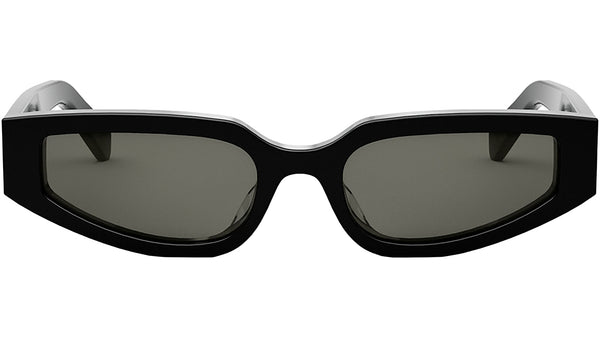 Triomphe Black Geometric Sunglasses
