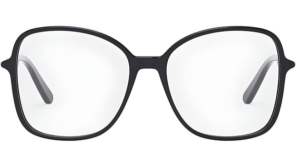 Mini CD O B2I Matt Black Butterfly Eyeglasses