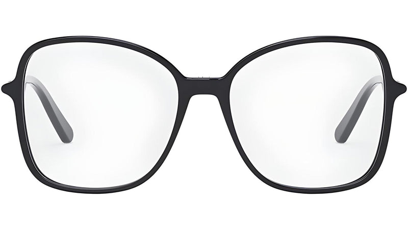 Mini CD O B2I Matt Black Butterfly Eyeglasses