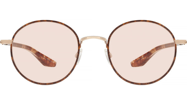 Caster Gold Round Sunglasses