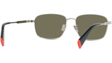 AKA Silver Rectangular Sunglasses