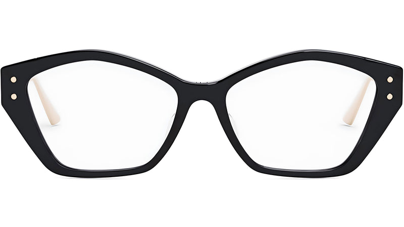 MissDiorO S1F Black Geometric Eyeglasses