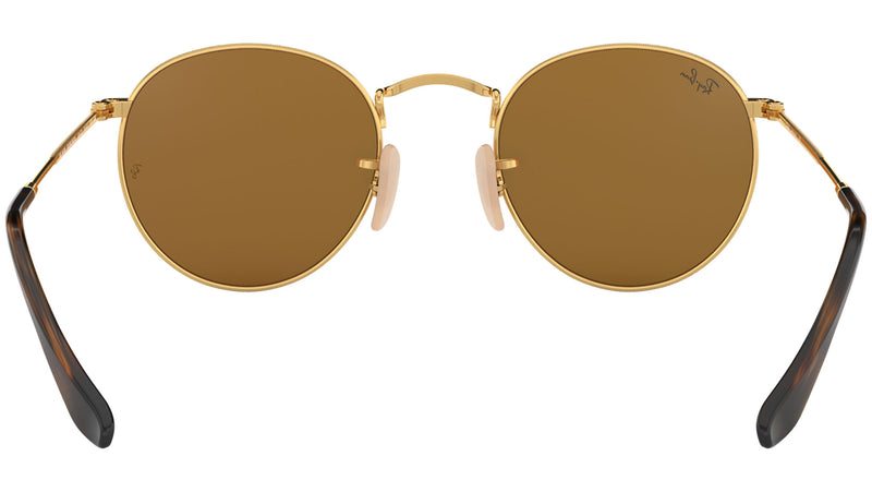 Round Flat Lenses RB3447N gold copper