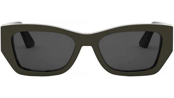 MissDior S1I Shiny Green Geometric Sunglasses