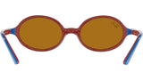 RJ9145S 7084/3 blu on rubber red