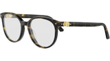Petit CDO R1I Havana Round Eyeglasses