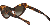 Triomphe Mini HD Havana Cat Eye Sunglasses