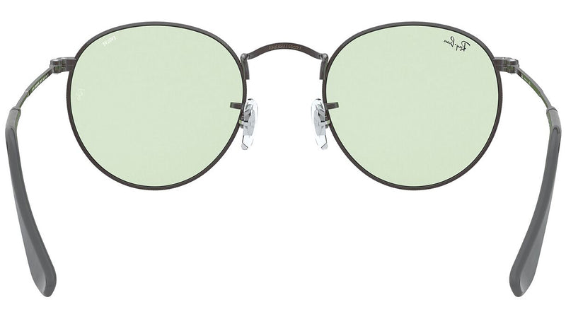 Round Solid Evolve RB3447 gunmetal green