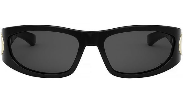 VeryDior S3I Shiny Black Wrap Sunglasses