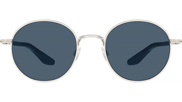 Caster Silver Round Sunglasses