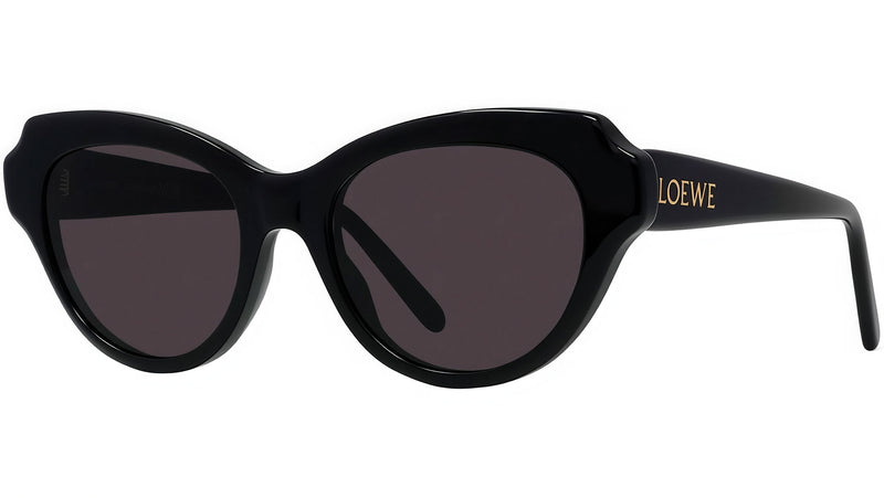 Slim Black Cat Eye Sunglasses
