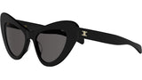 Triomphe Mini HD Black Cat Eye Sunglasses