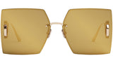 30Montaigne S7U Yellow  Geometric Sunglasses