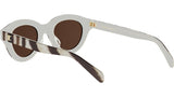 Triomphe Mini Brown Round Sunglasses