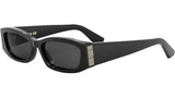 DiorGraphique S1I Black Rectangular Sunglasses