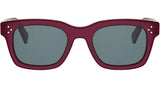 CELINE 3 Dots Red Square Sunglasses