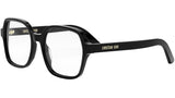 DiorMidnightO S1I Shiny Black Geometric Eyeglasses