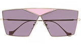 Puzzle Gold Geometric Sunglasses