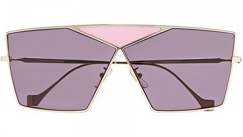 Puzzle Gold Geometric Sunglasses